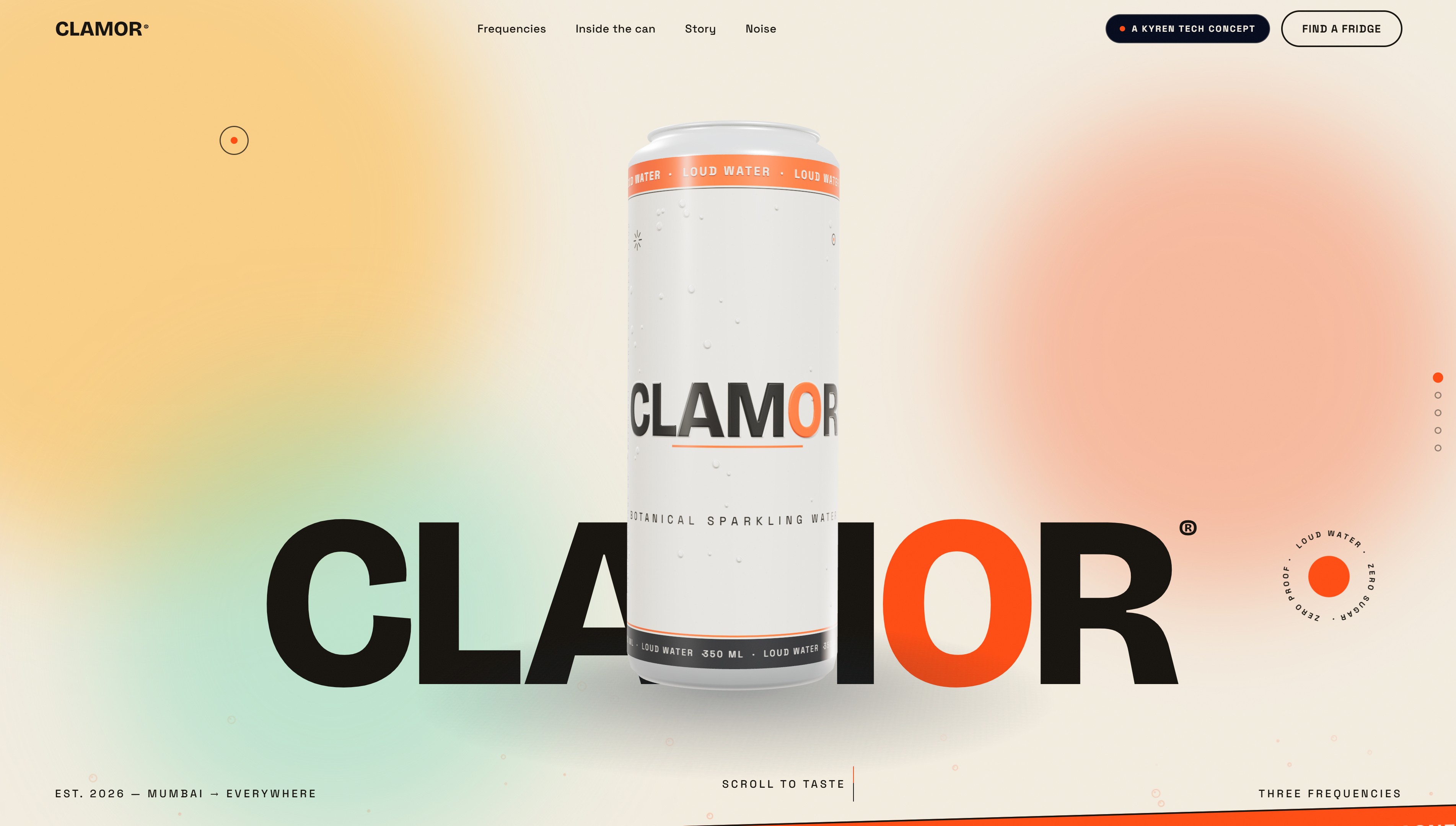 Clamor — the live build.